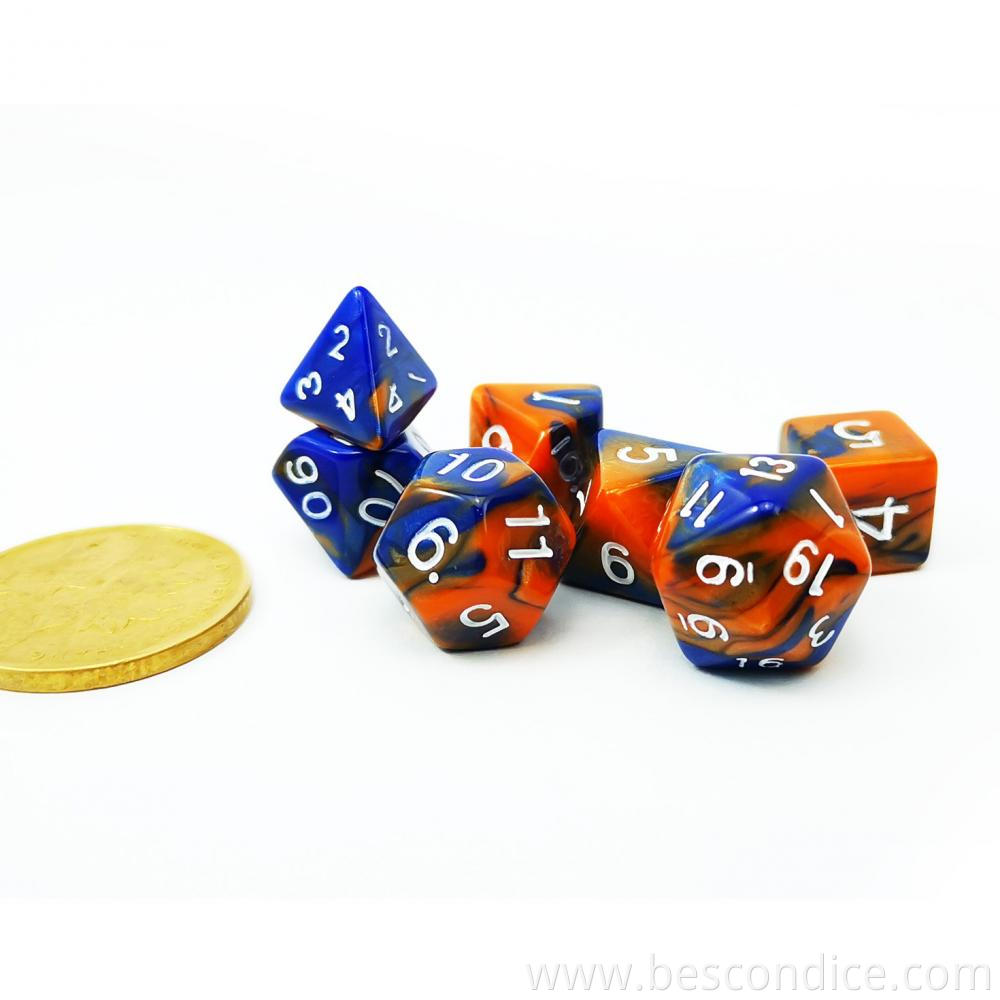 10mm Mini Polyhedral Dice Set 1 10mm Mini Polyhedral Dice Set 1